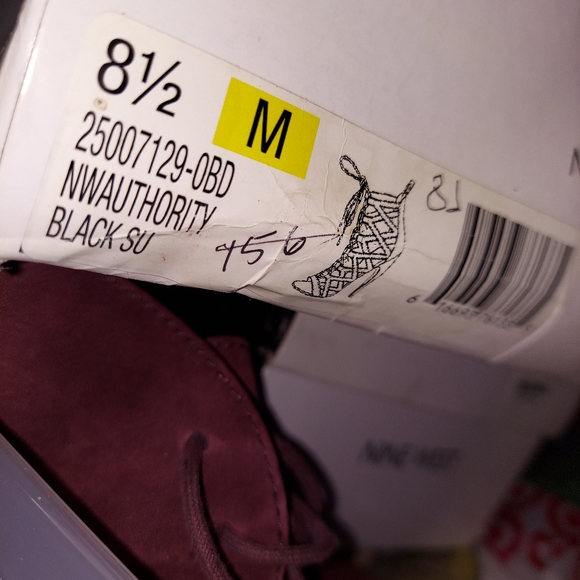 NWT 9west Authority Black Sandals - Picture 2 of 11